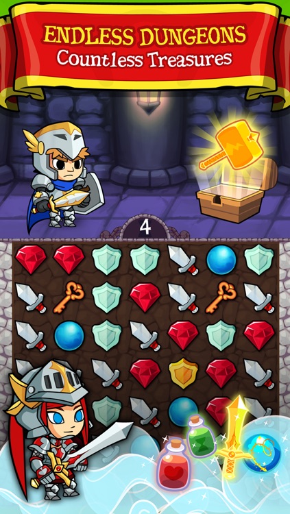 Puzzle Heroes - Fantasy RPG Adventure Game