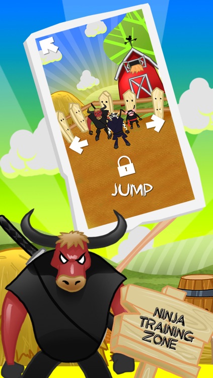 Ninja Cow Jump: Hay Season Adventure