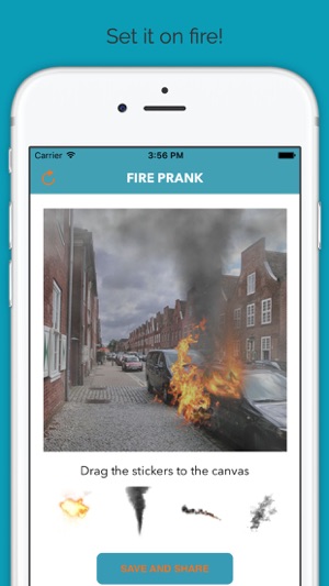 Fire Prank - Set your pictures on fire and prank your friend(圖2)-速報App