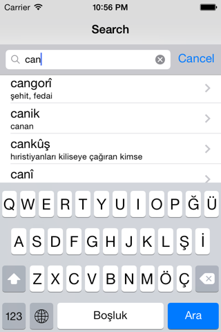 Kürtçe Kelime Öğreniyorum screenshot 3