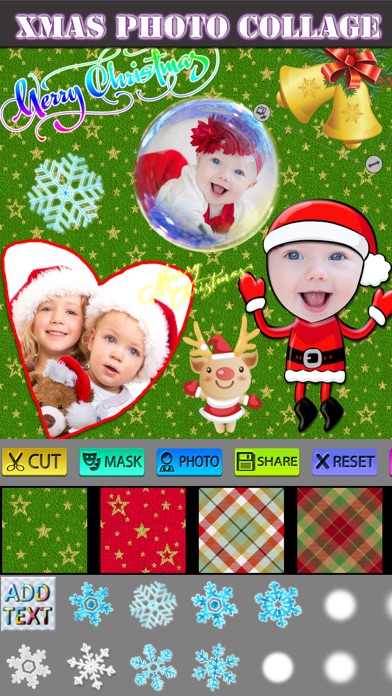 Christmas Photo Collage HDのおすすめ画像1