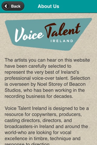 Voice Talent Ireland screenshot 4