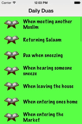 Daily Duas (Islamic Duas with English Translati... screenshot 2