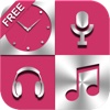 Free Radio Music Alarm Clock Set