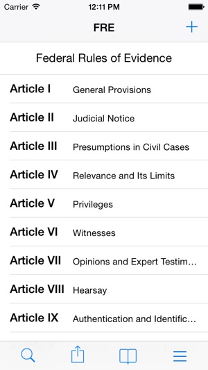 Federal Rules of Evidence (FRE)(圖1)-速報App