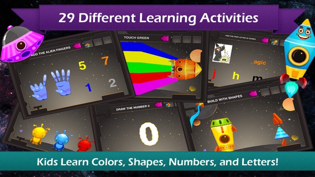 Preschool Galaxy - Learn Shapes, Colors, Numbers, and Letter(圖1)-速報App
