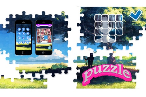 Anime Puzzles Slide screenshot 4