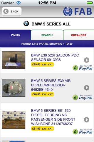 FAB Parts & Breakers screenshot 2