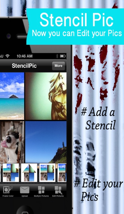 Stencil Pic – Unique Photo Framing App, Free editing & Picture Frame app for Images to use in Facebook and Instagram