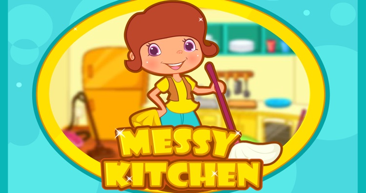 Messy Kitchen - Clean Up Games