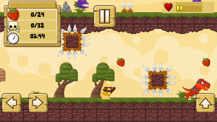 Angry Caveman: Dinosaur Hunter screenshot-3