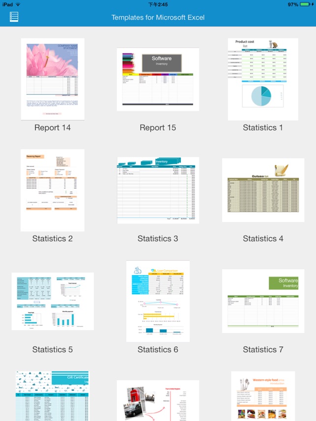 Templates for Microsoft Excel Free(圖3)-速報App