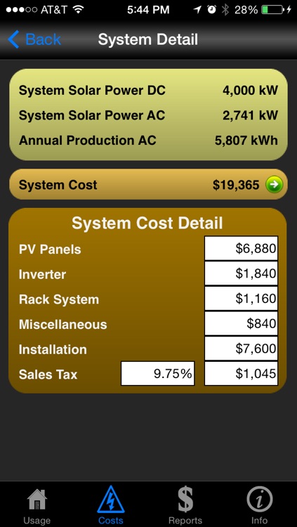 Solar Power Evaluator