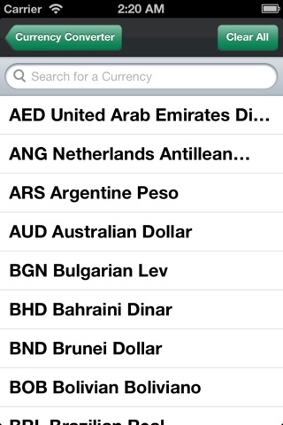 Currency Conversion screenshot 2