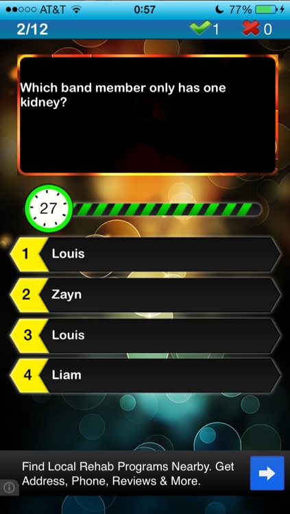 Celebrity Fan Quiz - 1D One Direction edition screenshot-3