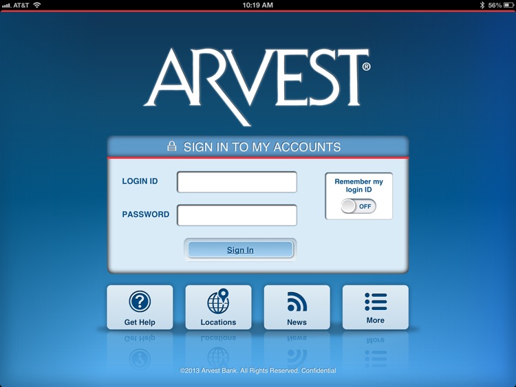 Arvest for iPad