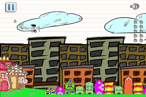 Toss the Doodle Paper AirPlane Bomber screenshot 2