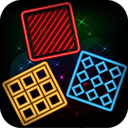 Neon Square Mover - The Luminous Challenge icon