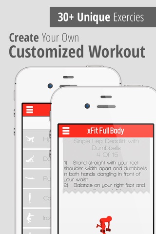 xFit Full Body – Fat Burning Workout and Muscle Building Exercise Routine screenshot 3