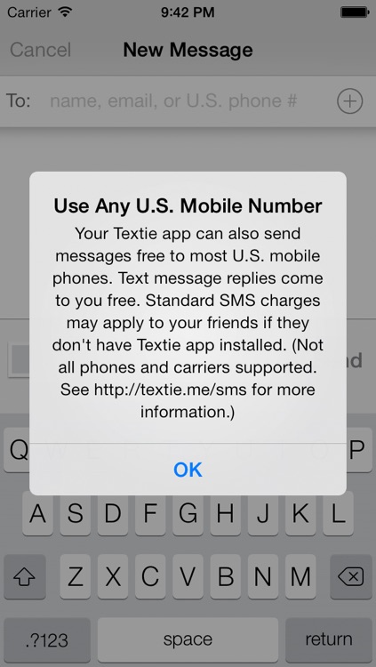 Textie Messaging - Beautiful free text chat unlimited (SMS) screenshot-3