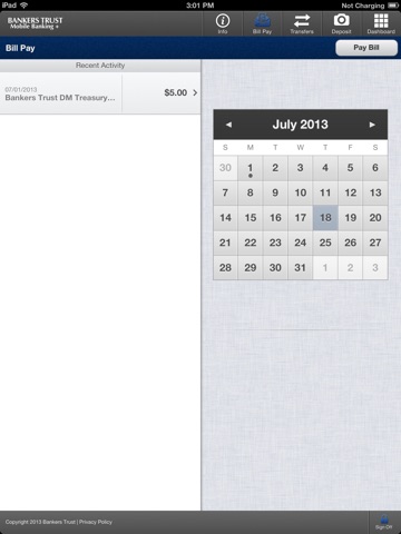 Bankers Trust M+ Biz for iPad screenshot 3