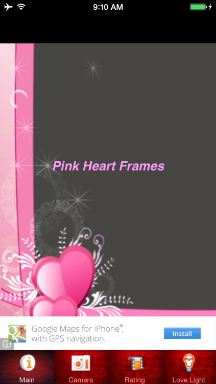 Pink Hearts Photo Frames