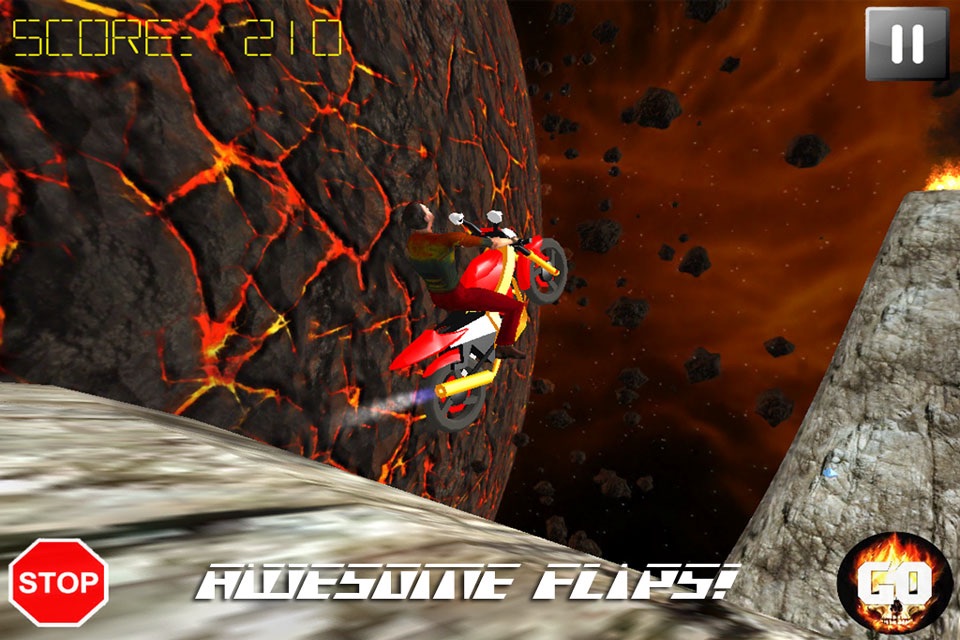 Hell Rider - Extreme Bike Stunts Free screenshot 2