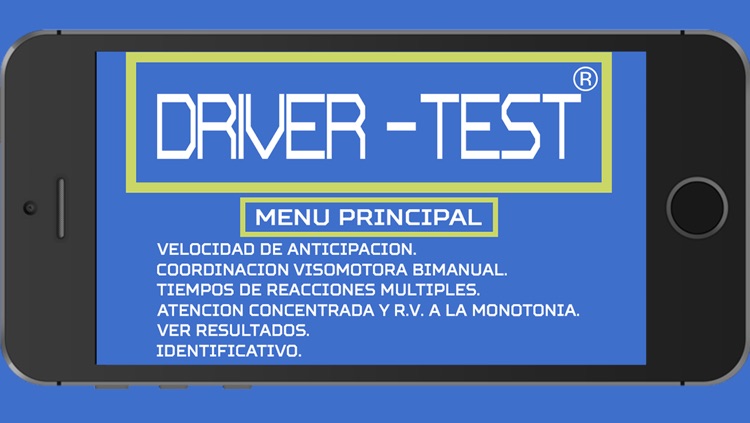 Driver Test -Driving Driver -Speed anticipation