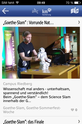 100 Jahre Goethe-Uni screenshot 2