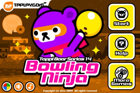 Bowling Ninja - Tappi Bear screenshot 3