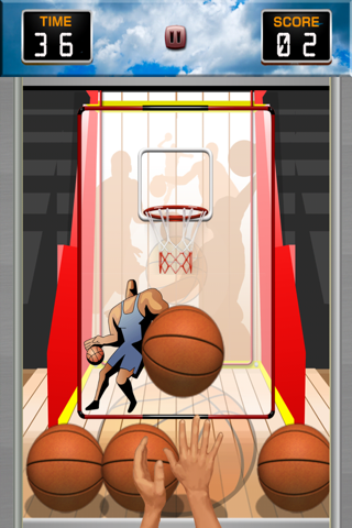 Arcade Free Throw Basketball screenshot 2