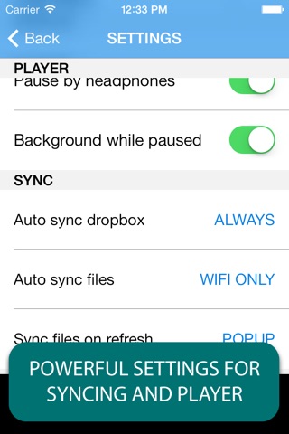 PlaylistBox (Offline Dropbox Playlists) screenshot 4