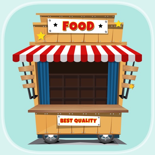 Hunger Food Cart Order Up Fever - FREE -  Food Market Snack Booth Puzzle icon