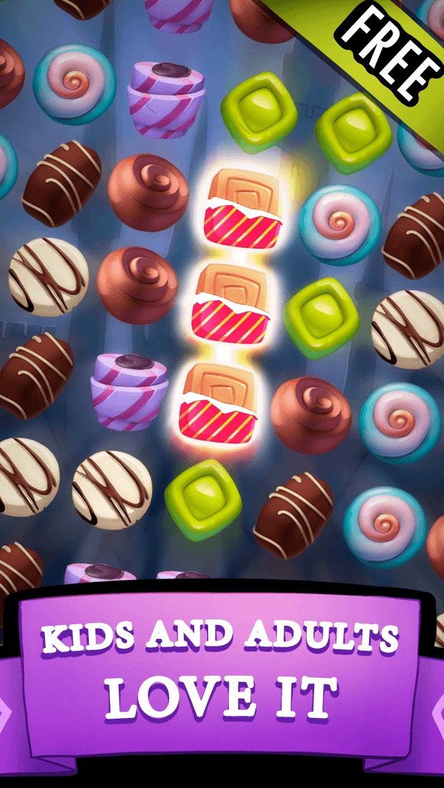 CANDY SWEET KINGDOM MATCH-3 - FUNNY FRUIT PUZZLE GAME FOR KIDS HD FREE 1.0 IOS GAME GIẢI TRÍ CANDY SWEET KINGDOM MATCH-3 - FUNNY FRUIT PUZZLE GAME FOR KIDS HD FREE 1.0 IOS