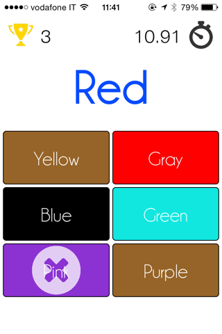 Tap the color (not the word!) screenshot 4