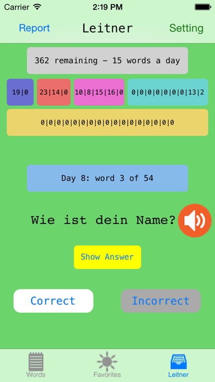 Learn German - Leitner screenshot-3