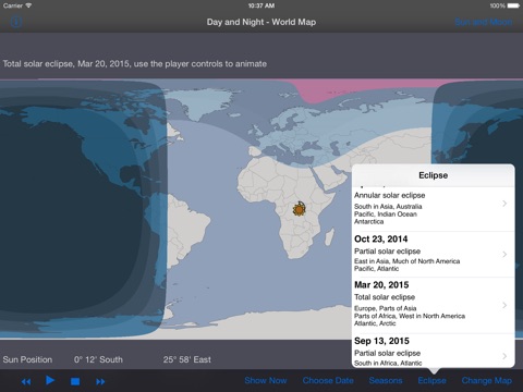 Day and Night - World Map HD screenshot 4