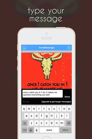 InstaMessage - Post Text Messages on Instagram screenshot 3