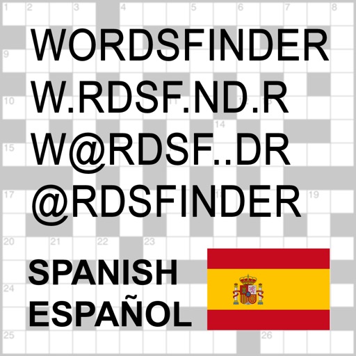 Words Finder Español/Spanish PRO - find the best words for crossword, Wordfeud, Scrabble, cryptogram, anagram and spelling iOS App
