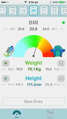 Game screenshot Smart BMI - Fast and Easy BMI Calculator & Weight Tracker mod apk
