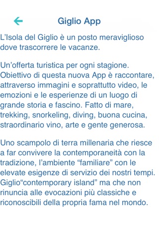 Giglio App screenshot 2