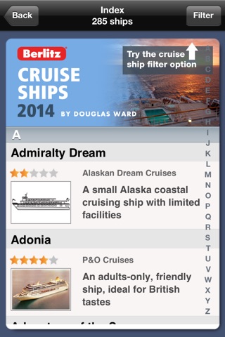 Berlitz Cruise Ships 2014 - A Directory Of Oceangoing Cruise Ships By Douglas Ward screenshot 3