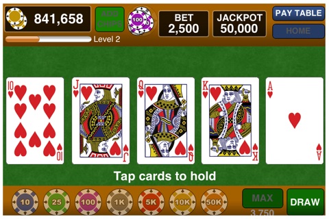 Tens or Better Video Poker screenshot 3