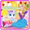 Meet Blanc, an adorable princess pet and spend a lovely time with her by playing this fun pet care game