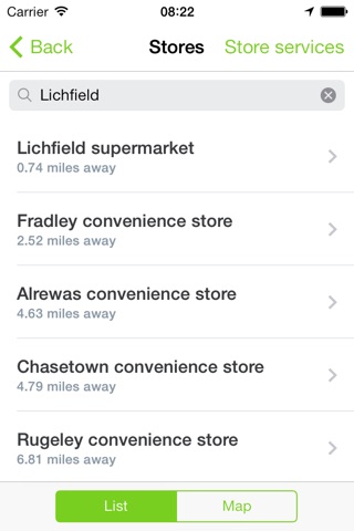 Central England Co-operative Store Finder screenshot 2