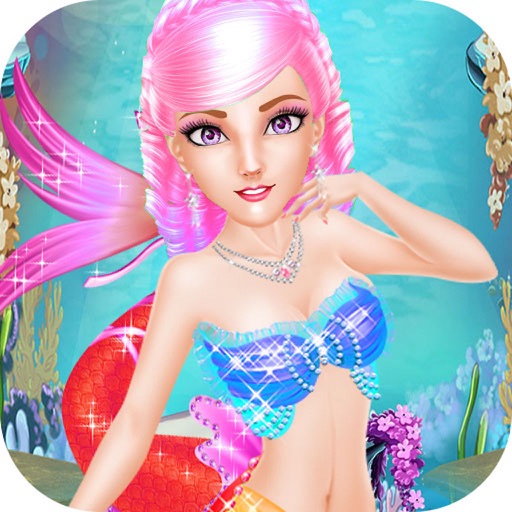 ocean princess mermaid salon icon