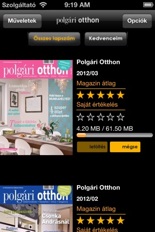 Polgári Otthon screenshot 2