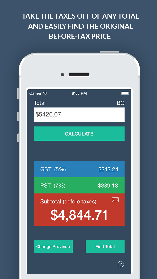 How to cancel & delete Canadian Sales Tax Calculator + from iphone & ipad 4