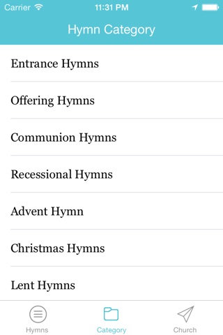 Catholic Hymns screenshot 2
