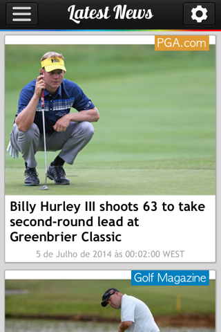 Golf News Pro screenshot 3